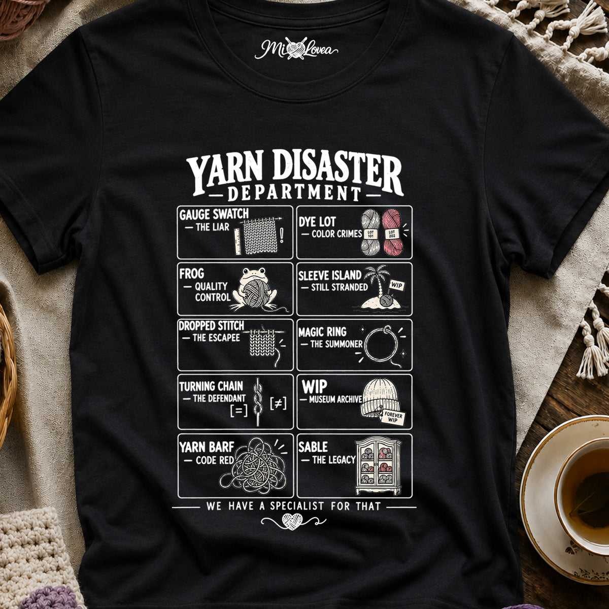Yarn Disaster Department T-Shirt