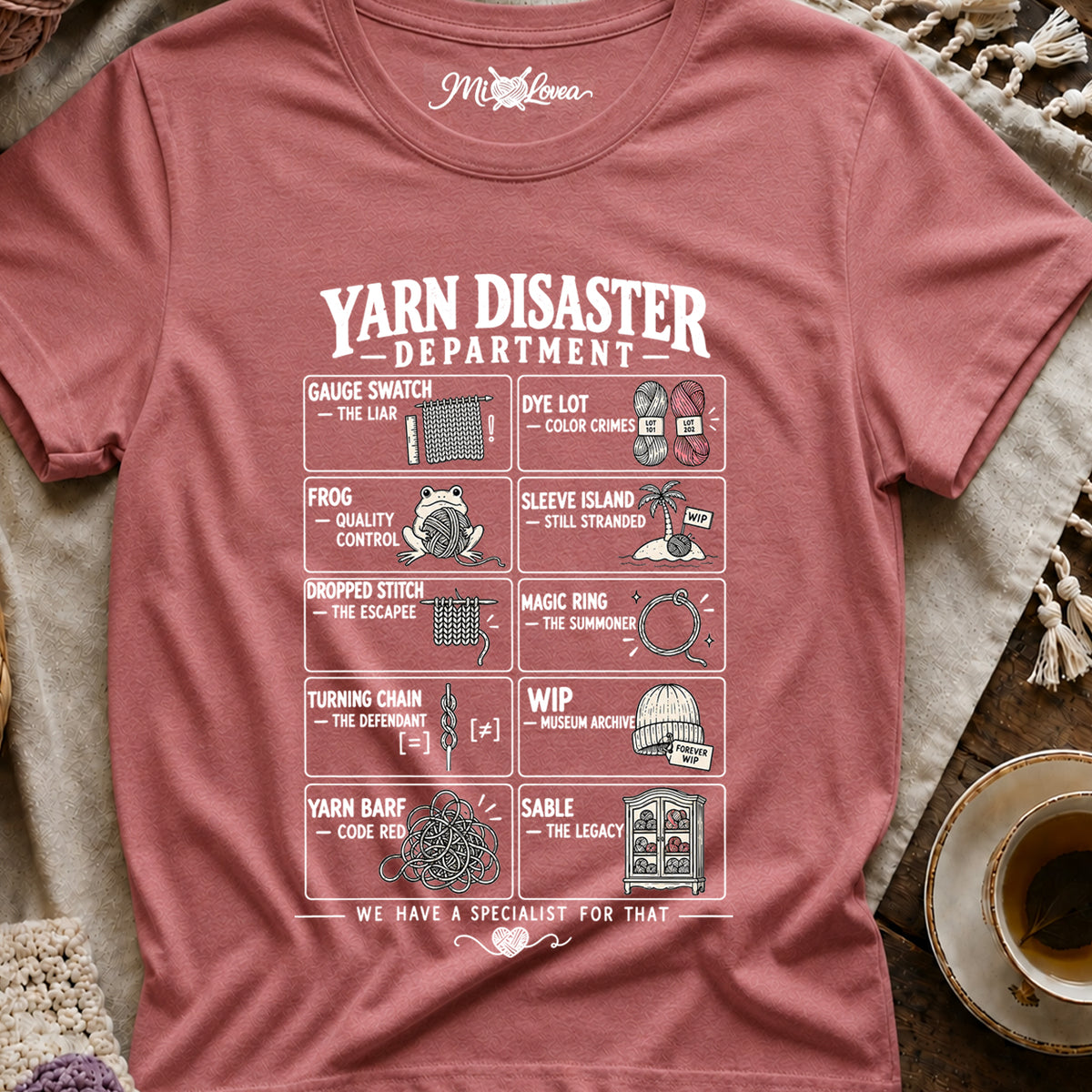 Yarn Disaster Department T-Shirt