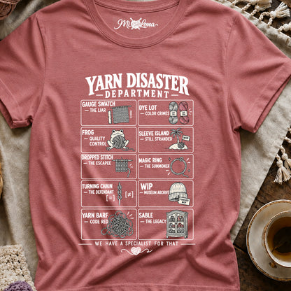 Yarn Disaster Department T-Shirt
