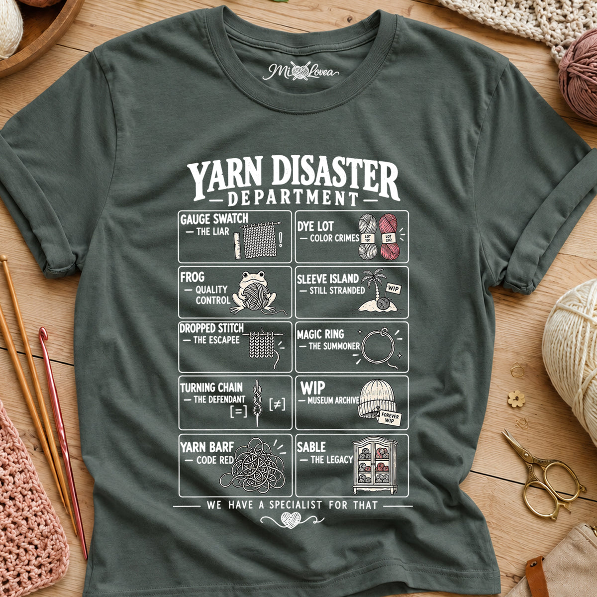 Yarn Disaster Department T-Shirt