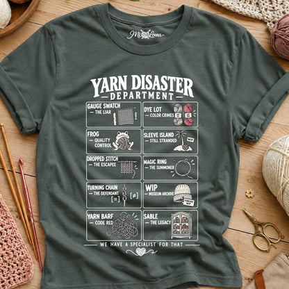 Yarn Disaster Department T-Shirt
