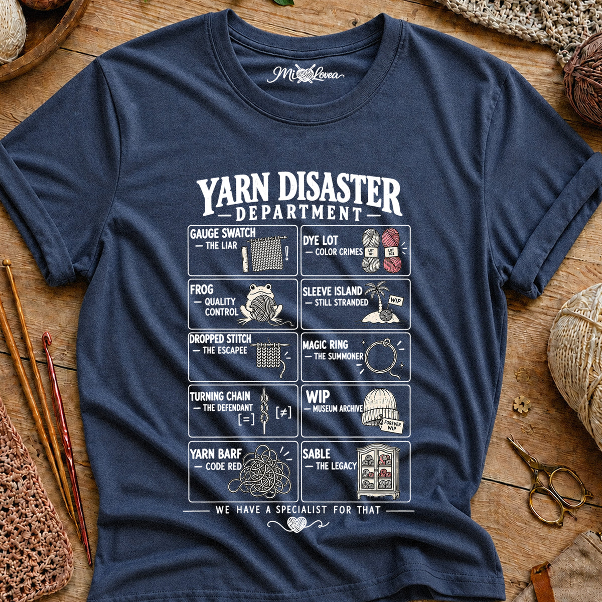 Yarn Disaster Department T-Shirt