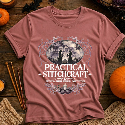 Practical Stitchcraft There's a Little Witch in Every Stitch T‑Shirt