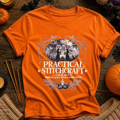 Practical Stitchcraft There's a Little Witch in Every Stitch T‑Shirt