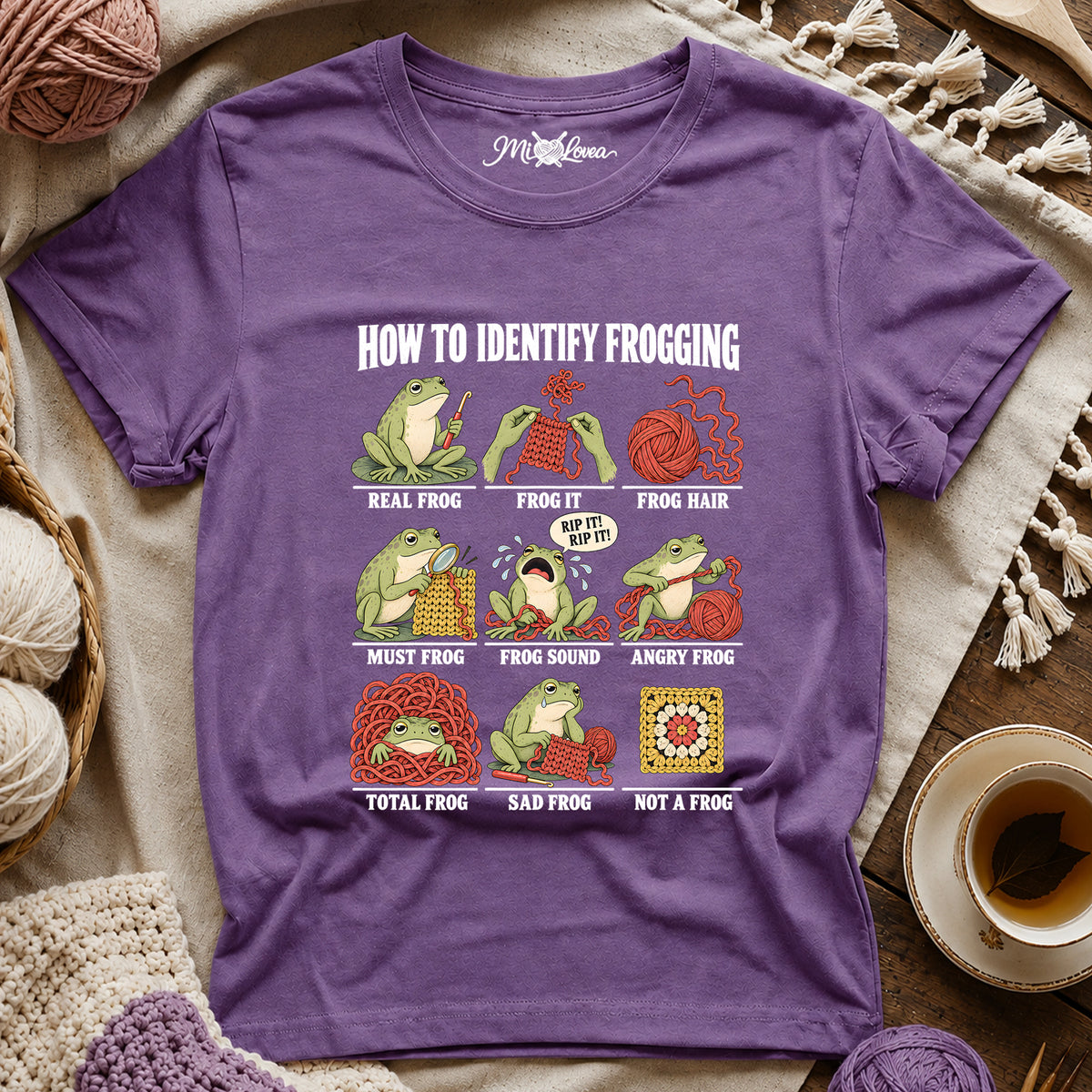 How to Identify Frogging T-Shirt