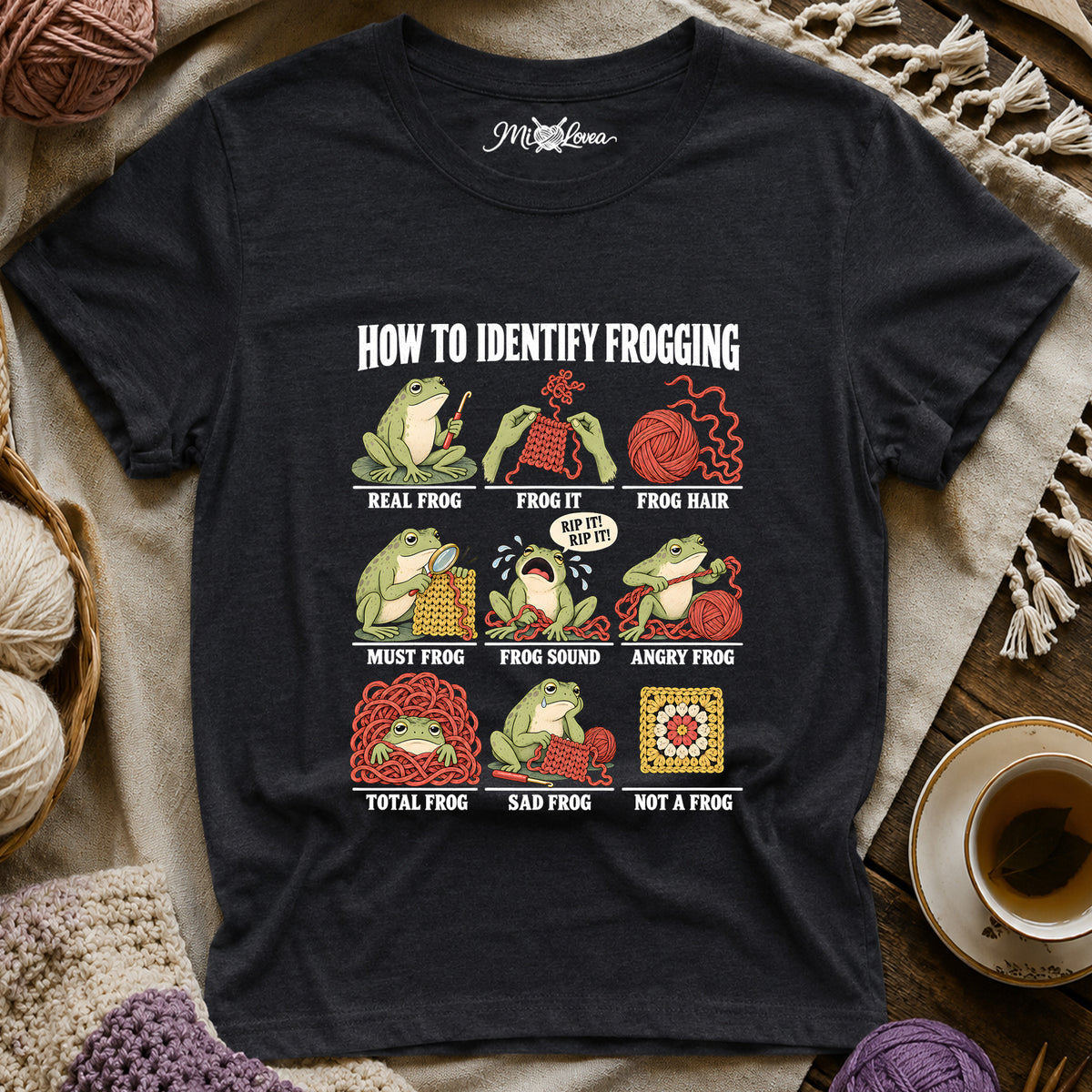 How to Identify Frogging T-Shirt