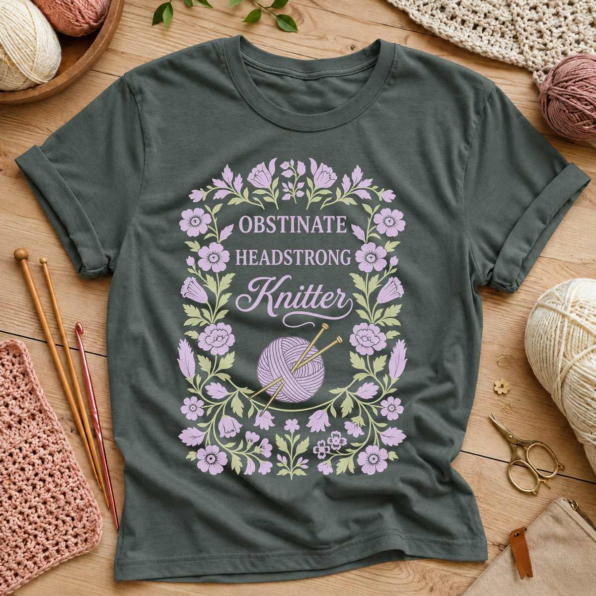 Obstinate Headstrong Knitter T-Shirt