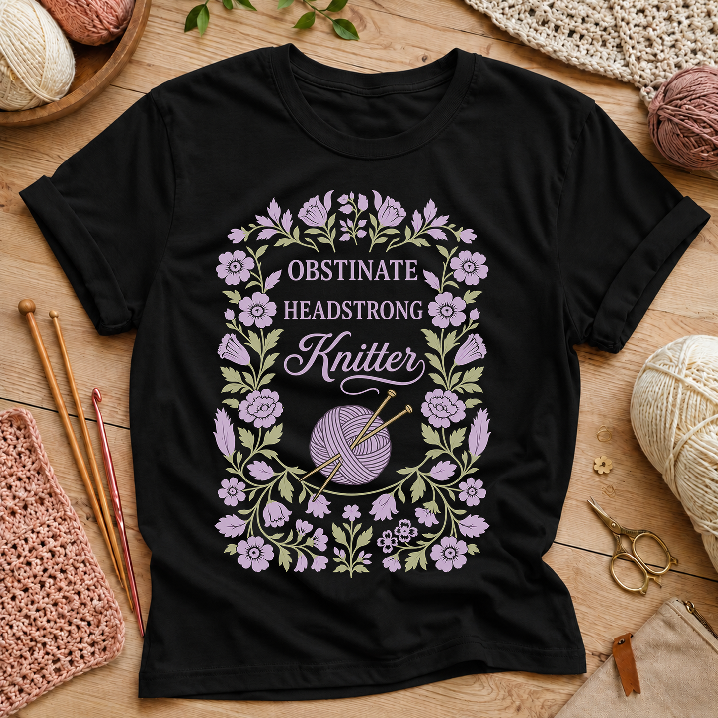 Obstinate Headstrong Knitter T-Shirt