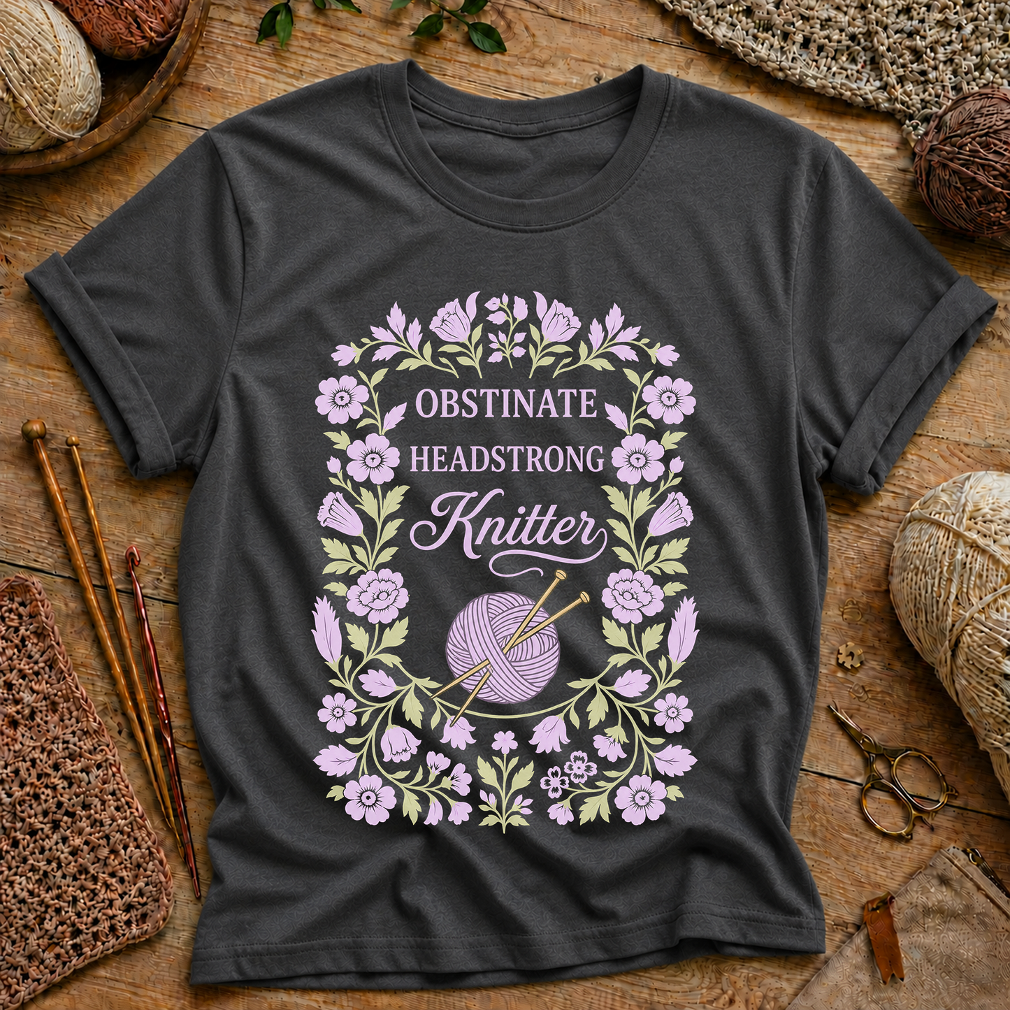 Obstinate Headstrong Knitter T-Shirt
