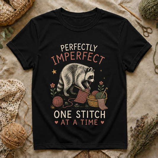 PERFECTLY IMPERFECT ONE STITCH AT A TIME T-Shirt