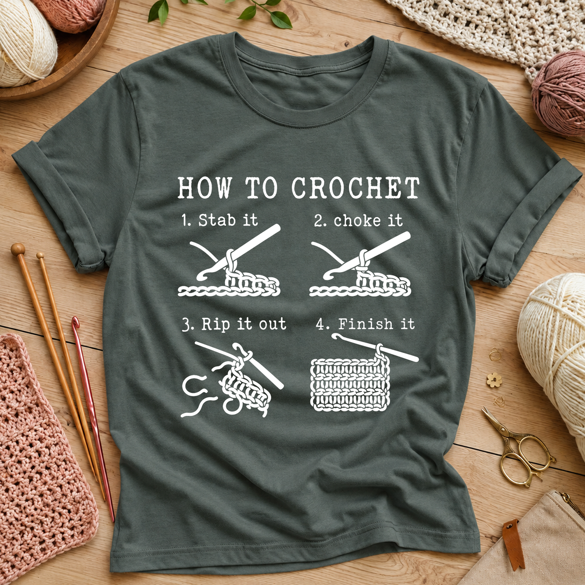 How to Crochet T-Shirt