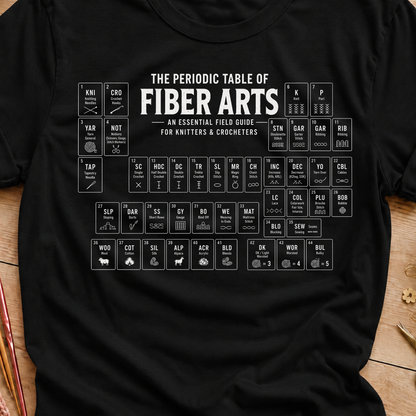 Fiber Arts Periodic Table T‑Shirt