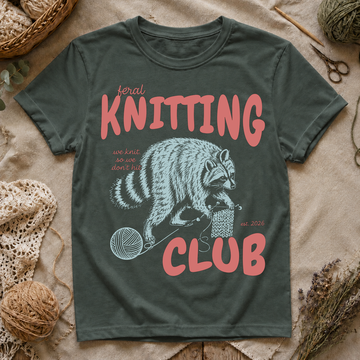 Knitting Club T‑Shirt
