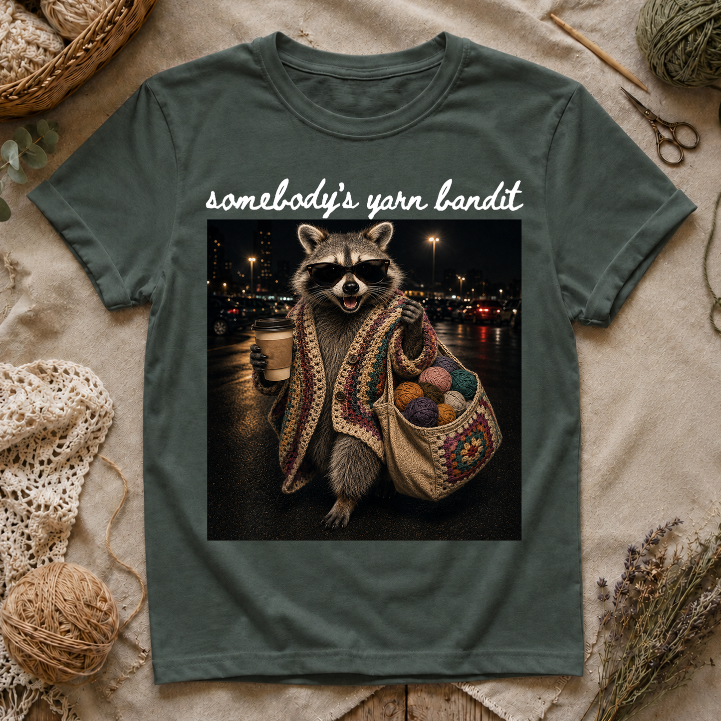 Somebody's Yarn Bandit T-Shirt